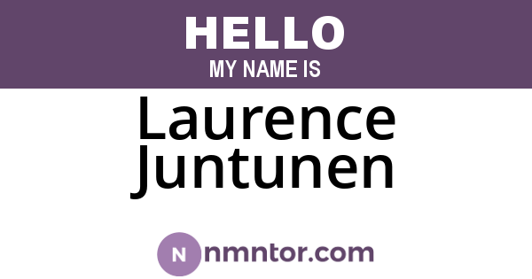 Laurence Juntunen