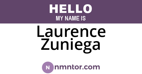 Laurence Zuniega