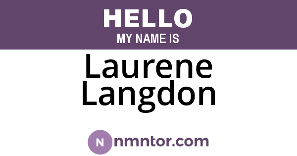 Laurene Langdon
