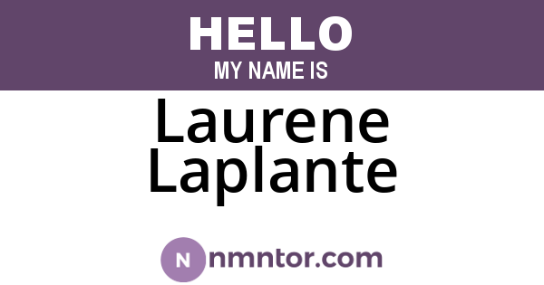 Laurene Laplante