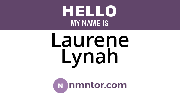 Laurene Lynah