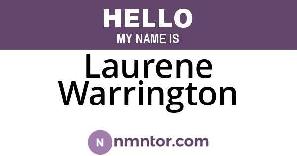 Laurene Warrington