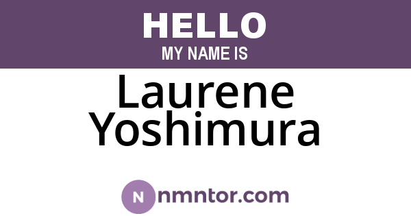 Laurene Yoshimura