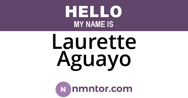 Laurette Aguayo