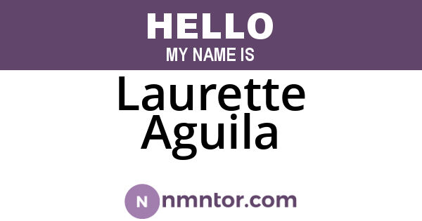 Laurette Aguila