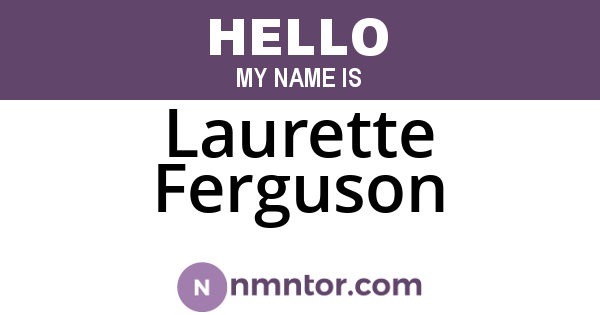 Laurette Ferguson