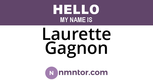 Laurette Gagnon
