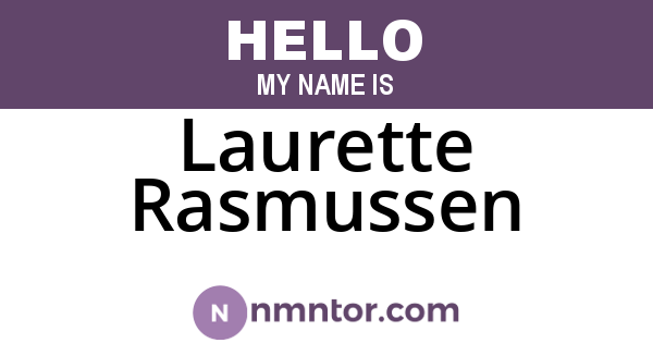 Laurette Rasmussen
