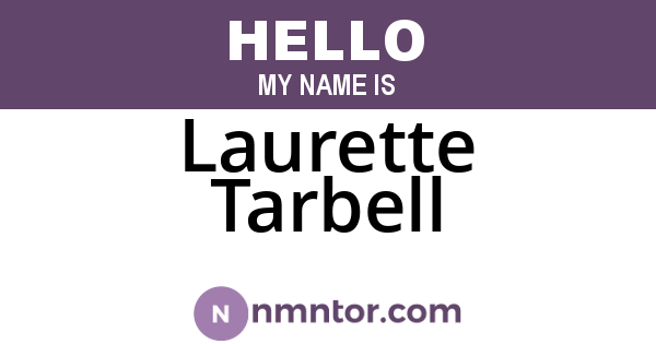 Laurette Tarbell