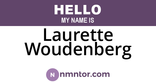 Laurette Woudenberg