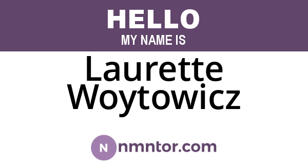 Laurette Woytowicz