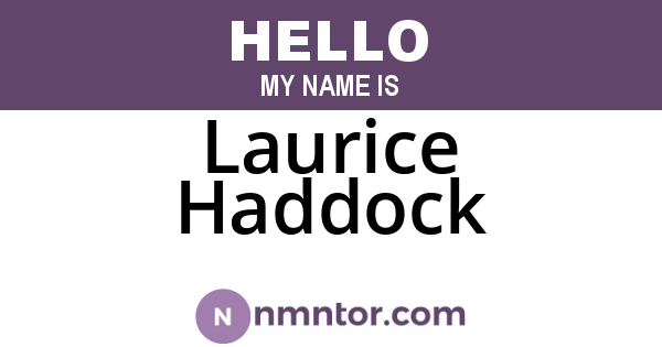 Laurice Haddock