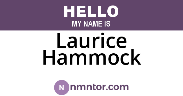 Laurice Hammock