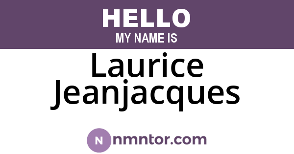 Laurice Jeanjacques