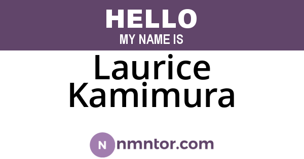 Laurice Kamimura