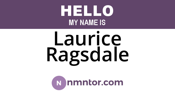 Laurice Ragsdale