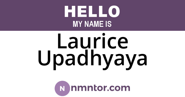 Laurice Upadhyaya
