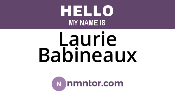 Laurie Babineaux