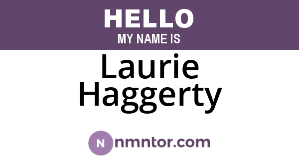 Laurie Haggerty