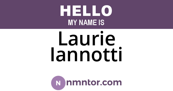 Laurie Iannotti