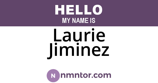 Laurie Jiminez