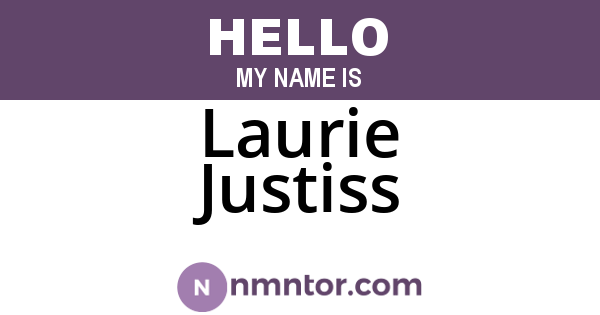 Laurie Justiss