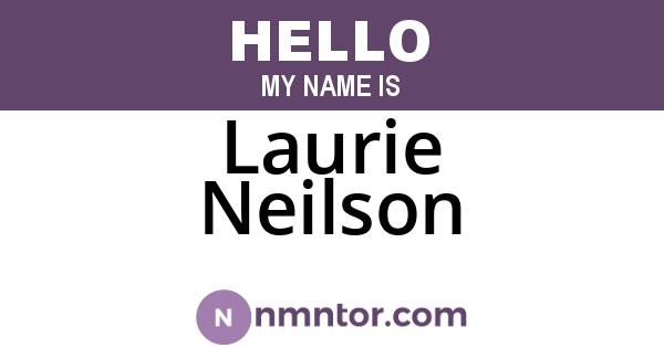Laurie Neilson