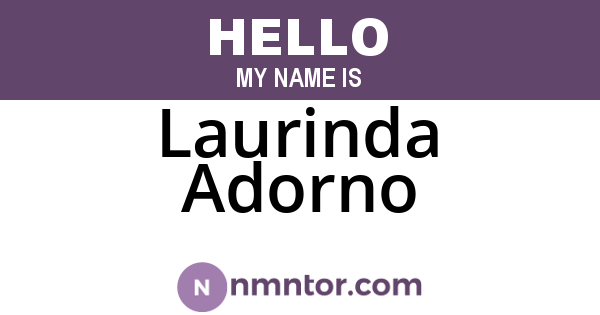 Laurinda Adorno