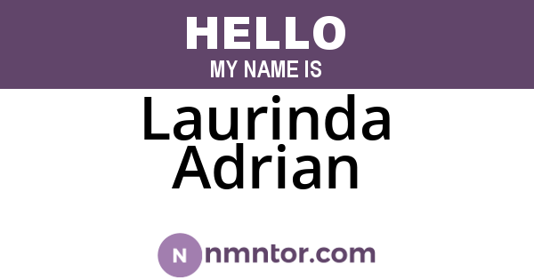 Laurinda Adrian