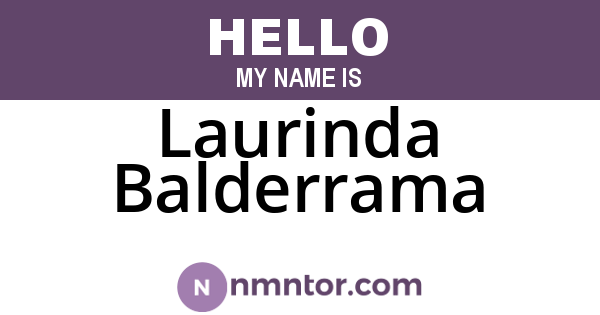 Laurinda Balderrama