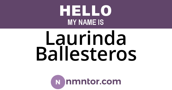 Laurinda Ballesteros