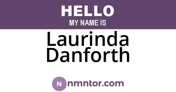 Laurinda Danforth