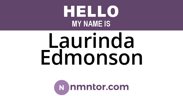 Laurinda Edmonson