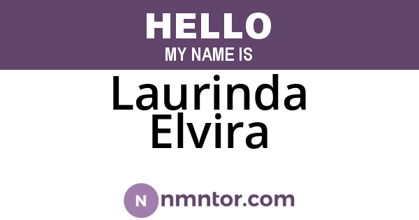 Laurinda Elvira