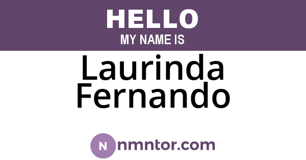 Laurinda Fernando