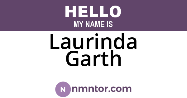 Laurinda Garth