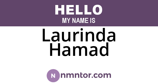 Laurinda Hamad