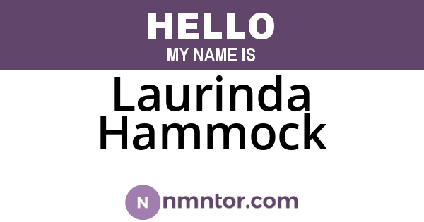 Laurinda Hammock