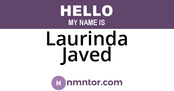 Laurinda Javed