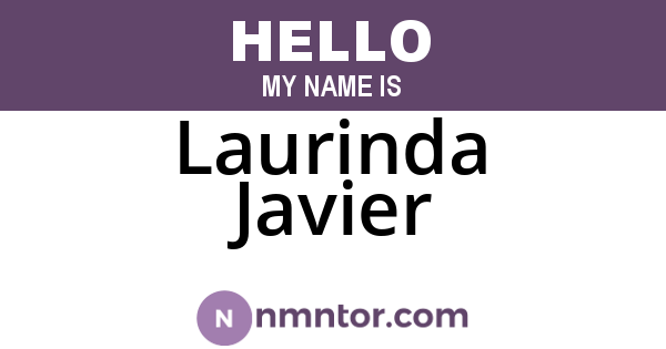 Laurinda Javier