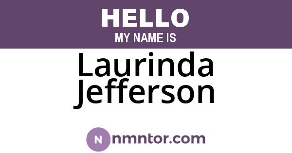 Laurinda Jefferson