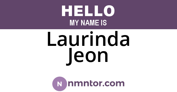Laurinda Jeon