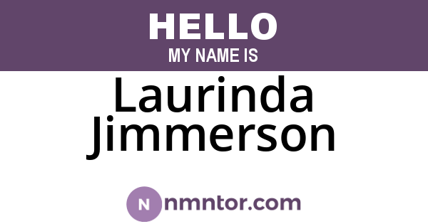 Laurinda Jimmerson