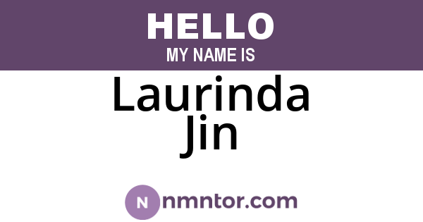 Laurinda Jin