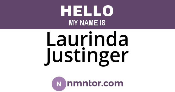 Laurinda Justinger