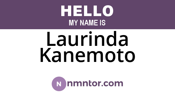 Laurinda Kanemoto