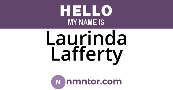 Laurinda Lafferty