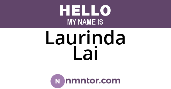 Laurinda Lai