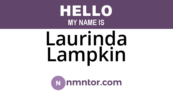 Laurinda Lampkin