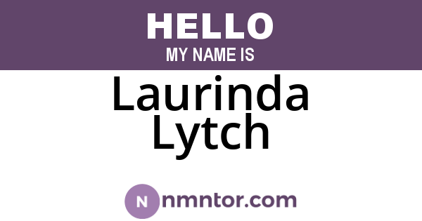 Laurinda Lytch